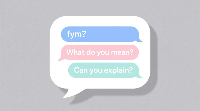 Clean Meaning of FYM (Without Profanity)