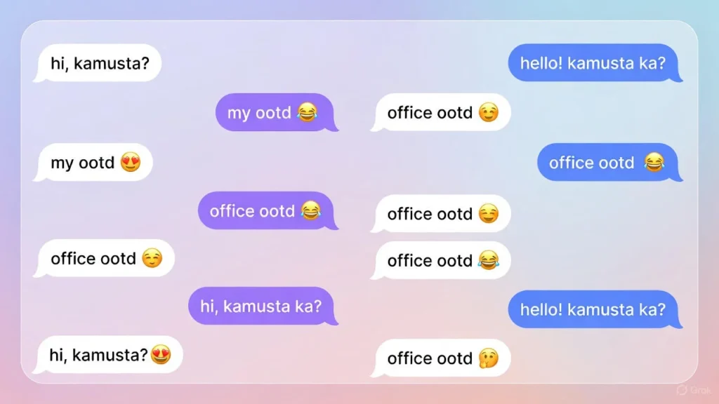 Examples of OOTD in Conversation