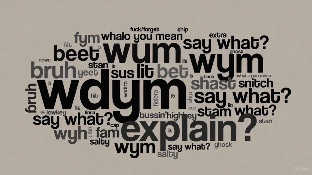 FYM Similar Slang Words or Alternatives