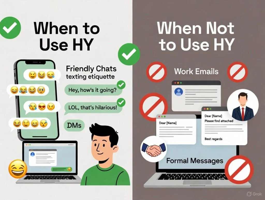 When to Use and When Not to Use HY 