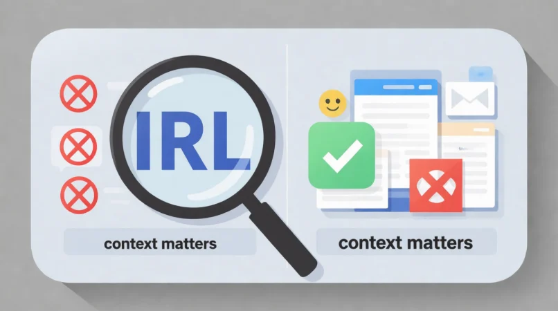 Other Meanings of IRL