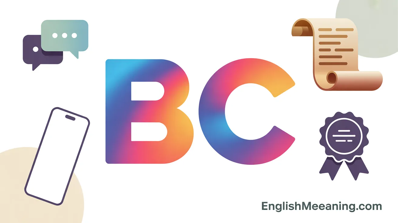 BC Meaning