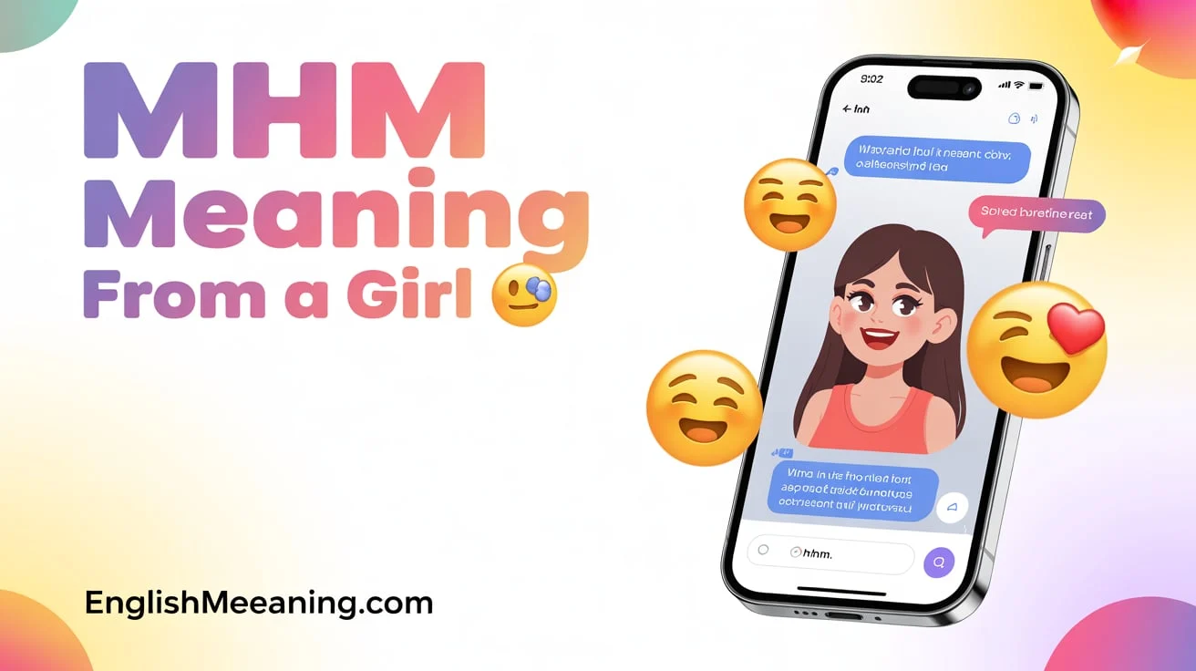MHM Meaning From A Girl