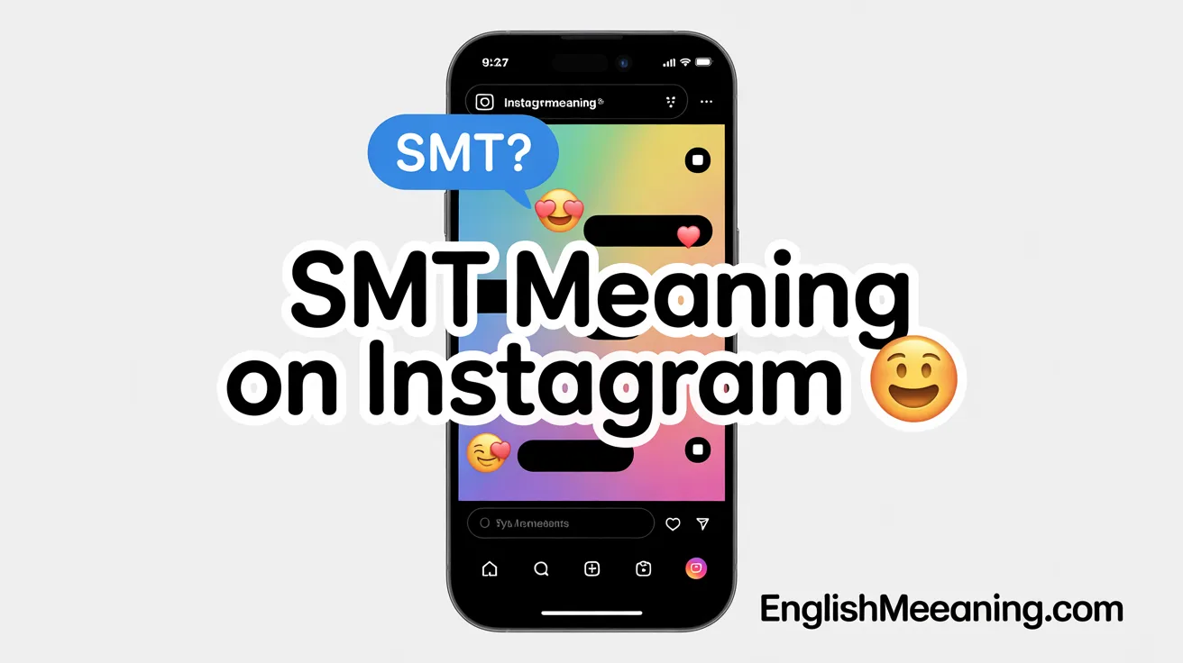 SMT Meaning on Instagram