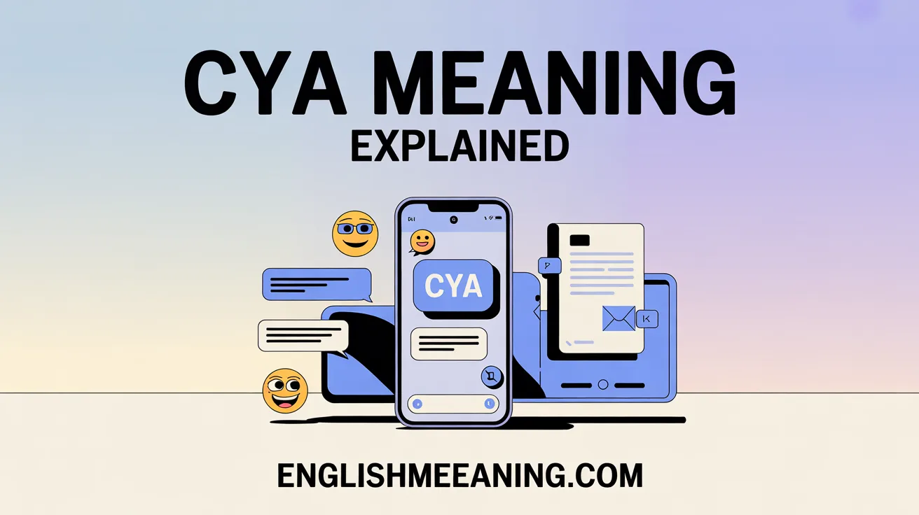 CYA Meaning