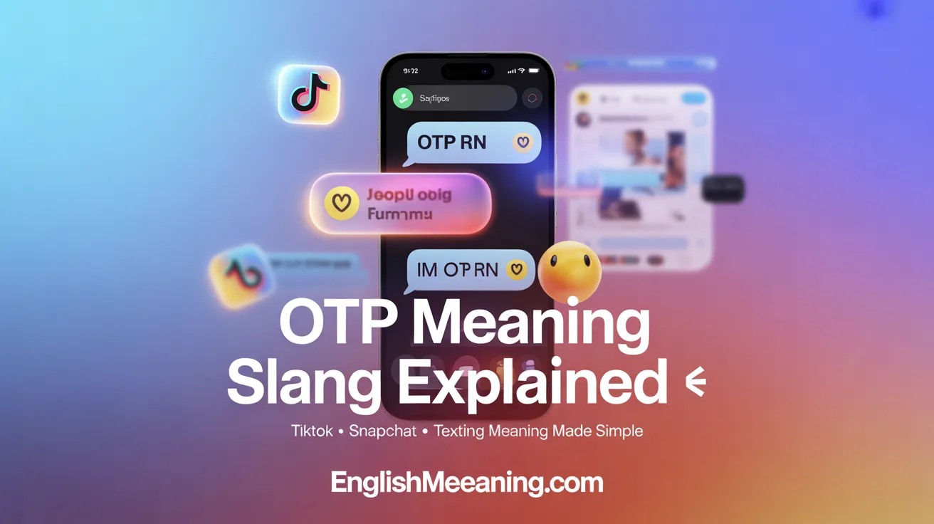 OTP Meaning Slang