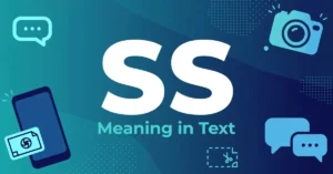 SS Meaning in Text